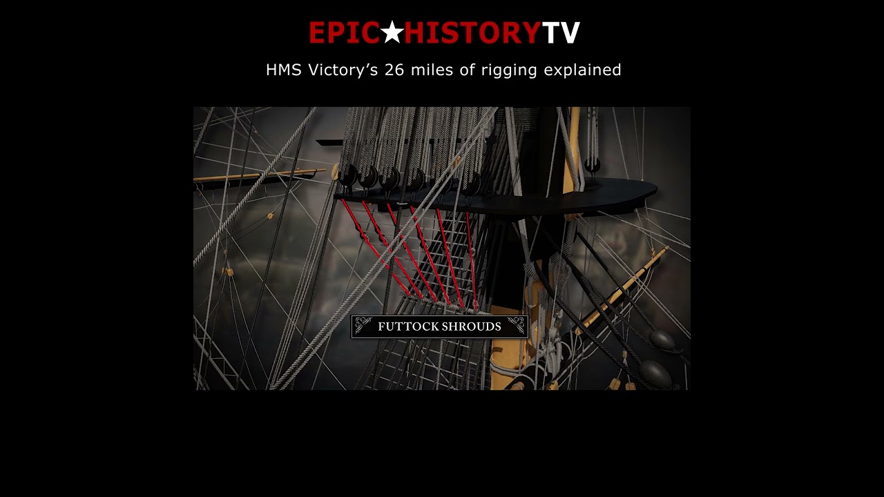 26 miles of rigging on a ship-of-the-line - what did it do? - YouTube