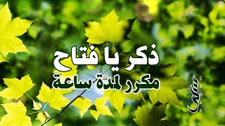 يا فتاح | تسبيحات مكررة 60 دقيقة  | ساعة كاملة