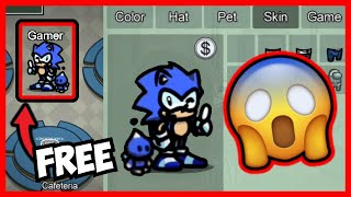 SONIC SKIN!!! in Among Us | FREE DOWNLOAD | IOS &amp; Android