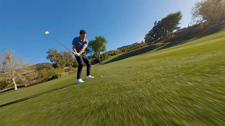 Tom Brady hits an insane golf shot (filmed with FP...
