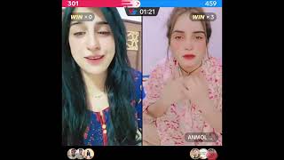 Nimra And Anmol Khan Live Tiktok Challenge Punishment Match The