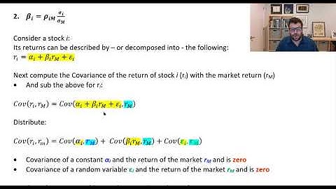 Ch 09 08   Derivation of CAPM Part 1