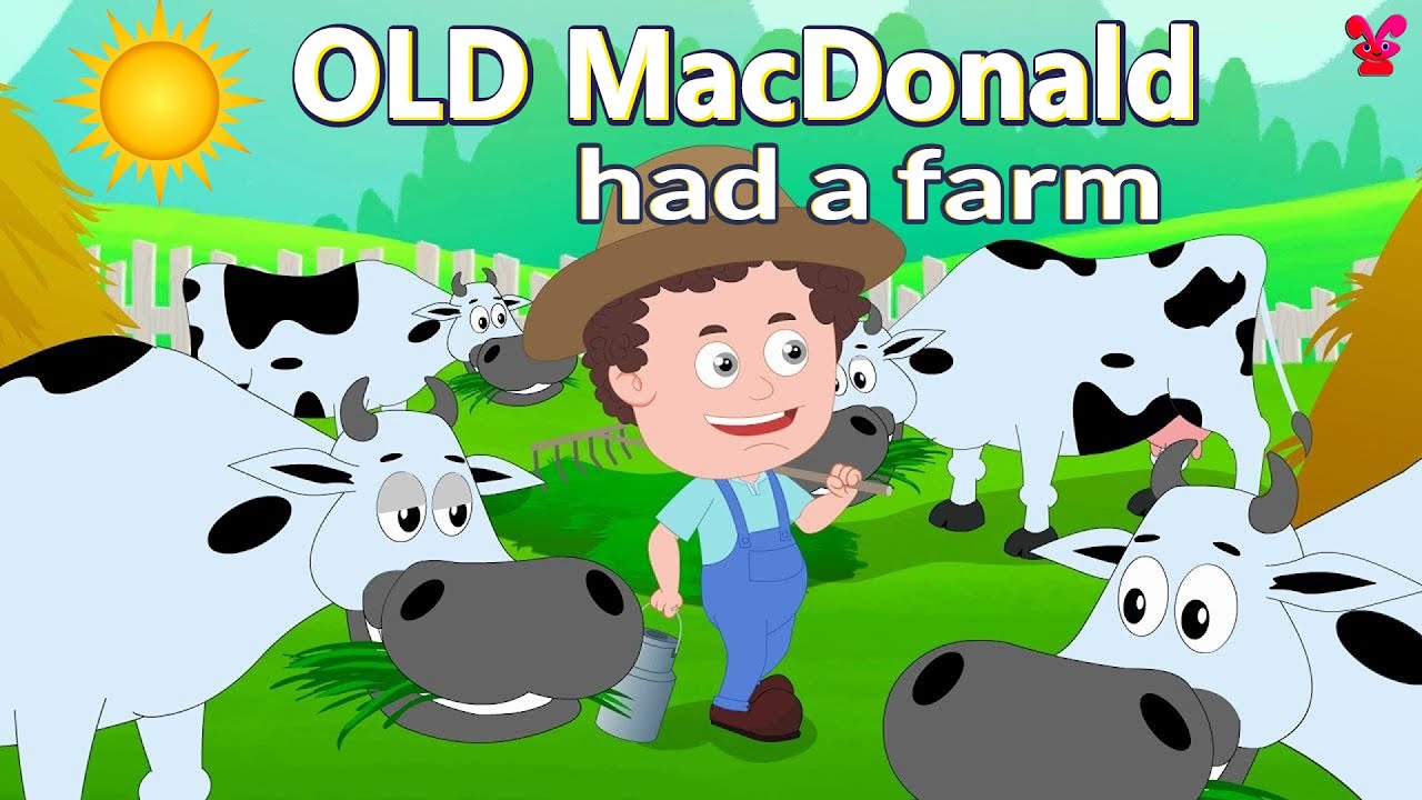 Old Macdonald Had A Farm Nursery Rhyme Lyrics Free Printable