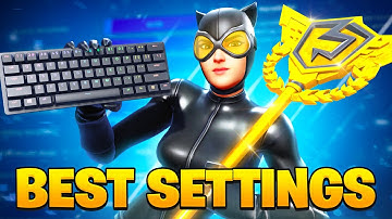NEW Best Keyboard SETTINGS + SENSITIVITY in Chapter 6 Season 4 (Fortnite Tutorial)