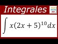 INTEGRACIÓN POR SUSTITUCIÓN - Ejercicio 29