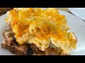 MY ALL TIME FAVORITE SUMMERTIME SIDE DISH CREATION /OLD SCHOOL BBQ BRISKET MACARONI AND CHEESE