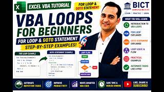 Excel VBA Loops for Beginners  FOR Loop, GOTO Statement & Practical Examples