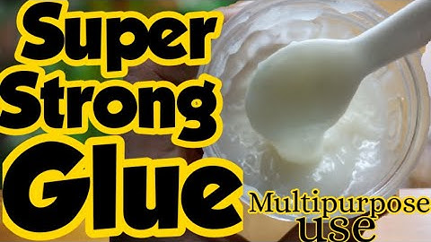 Diy Super Strong Glue/Multipurpose glue/Homemade strong glue/Glue for wood,newspaper,paper,cardboard