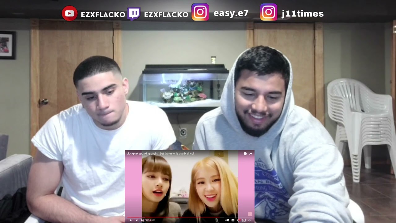 blackpink speaking english but there's only one braincell | REACTION
