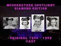Mickey Mouse Club Diamond Edition 1955 - 59 Cast