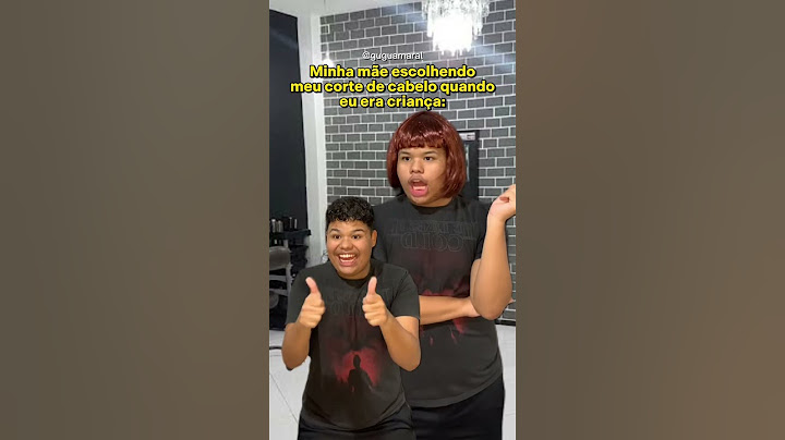 Minha mãe escolhendo meu corte de cabelo - Gugu Amaral  #shorts