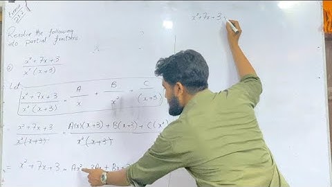 Q2 | Exercise 21.2 | Maths Class 10th | Partial fractions | PAH Academy | 