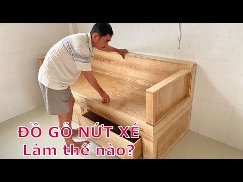 Đồ gỗ Nứt xé Mặt làm thế nào? Ghế gỗ gấp thông minh Thành giường tiện lợi