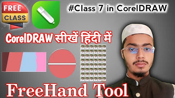 #Class=7 How to use Crop Knife Eraser Virtual Segment delete in CorelDraw. Learn CorelDraw in urdu