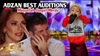 The little boy sang the call to Adzan so melodiously that it made all the judges cry - Got Talent