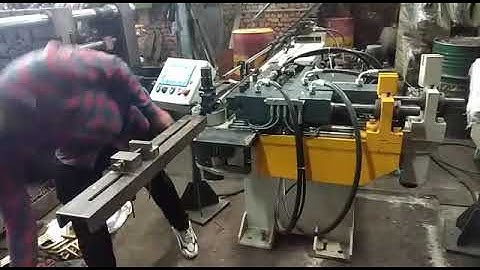 Brass Door Handle by Rapid make Single Axis Pipe Bending Machine