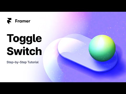 How to create realistic toggle switch interaction on @Framer
