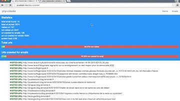 php crawler - find emails on internet