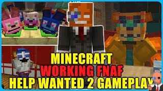 I'm building a working FNAF Help Wanted 2 map in Minecraft (Build + Gameplay)