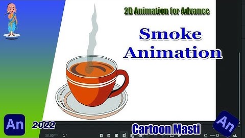 Smoke Animation in Adobe Animate CC 2022 # धुआ का एनीमेशन in Hindi