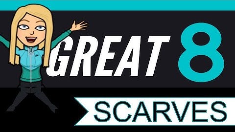 GREAT 8 -SCARVES-  PE KINDER/1ST/2ND  WARMUP ACTIVITY 6 MIN - HAND EYE COORDINATION