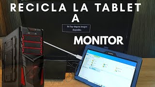 Convertir Tablet Android en un monitor para PC Windows