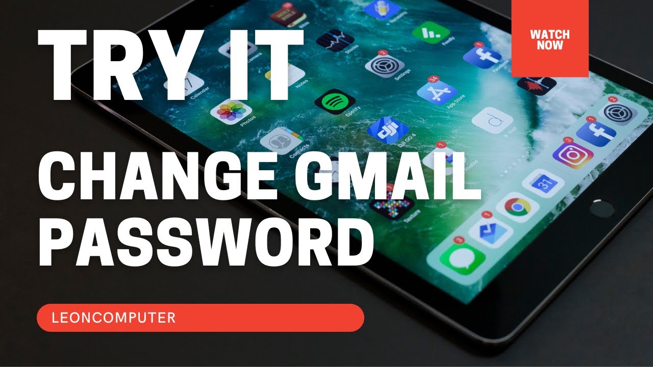 How To Change My Gmail Password Easy Restart Password YouTube