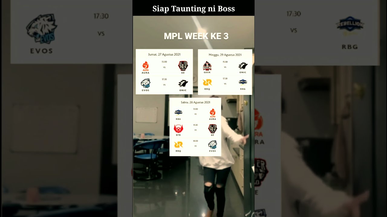 Jadwal MPL Season 8 Week Ke-3