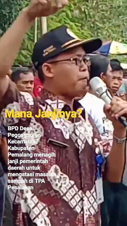 Tagih janji pemerintah daerah untuk mengatasi masalah sampah di TPA Pesalakan Pemalang