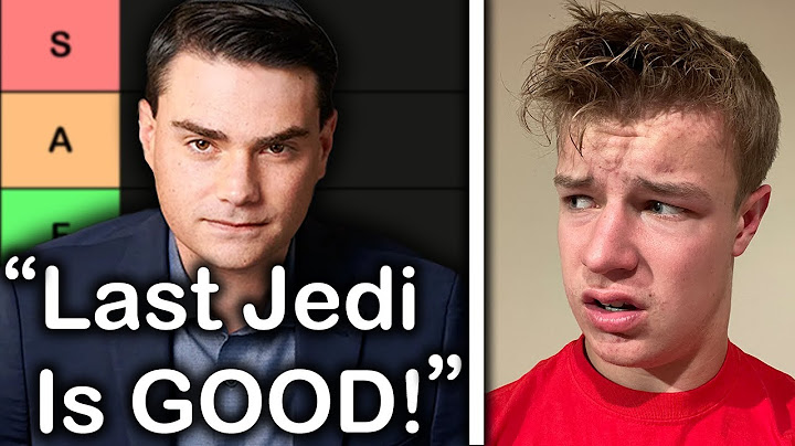 Reacting To Ben Shapiro's Star Wars Tier List