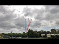 La patrouille de france est pass au dessus de martignsurmayenne