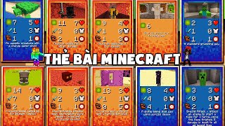 MINI GAME : CUỘC CHIẾN THẺ BÀI MINECRAFT ** NOOB VỚI CHIẾN THUẬT SIÊU PRO ĐÁNH BẠI VANH