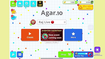 Live 🛑 Agar.io Mobile , I Pad Pro M1, M2 full game play, Party Code, Mod, Macro Agario | Archer Raj