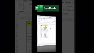 Data ganda di excel