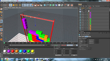 Wolfie Does Speed Art I Cinema 4D Style I Tetris