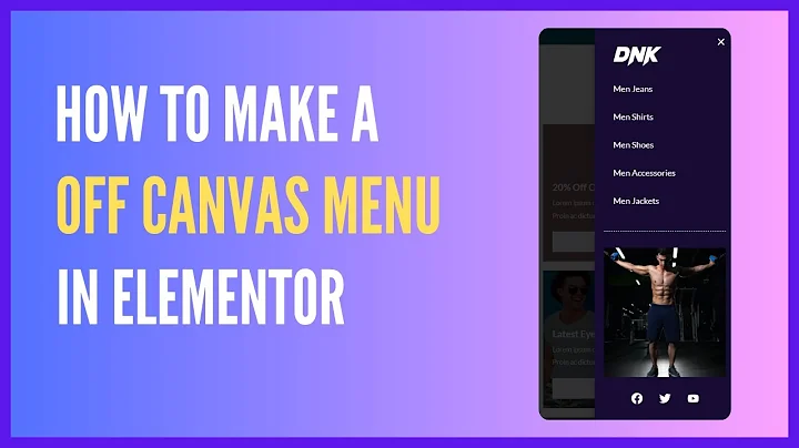 How to Create an Off-Canvas Mobile Menu | Slide-Out Menu with Elementor Pro