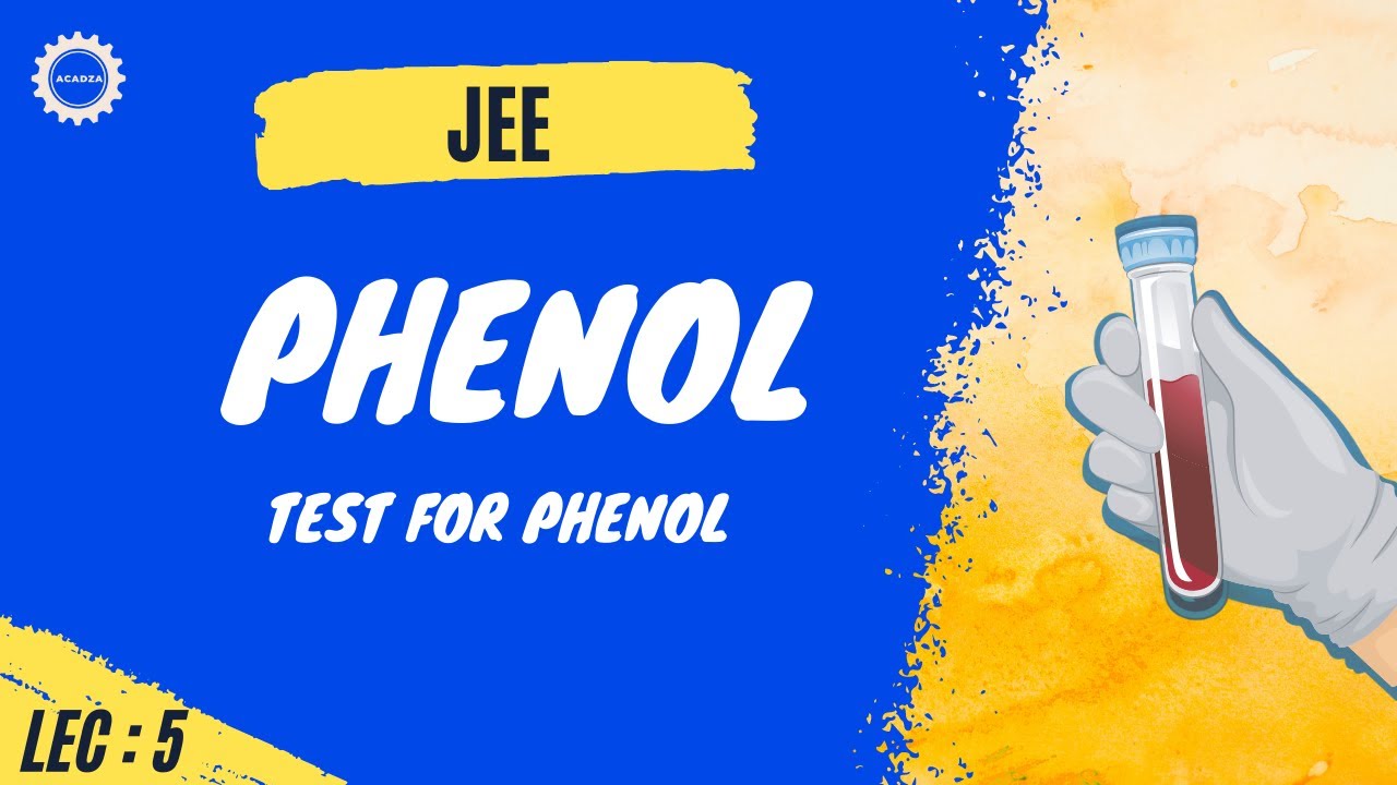 CHEMISTRY Phenol Test For Phenol the concept JEE YouTube
