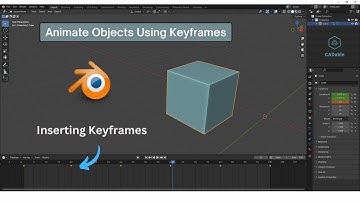 Objecten animeren met behulp van keyframes | Keyframes invoegen | Blender Basic 3D-animatie | CAD...