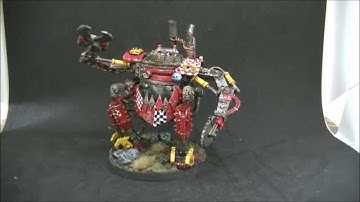 40k Projects Ork Deff Dread Kustom Build Part 4 (Final)