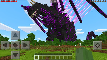 I Found IRRITANT SHIN GODZILLA in Minecraft Pocket Edition...