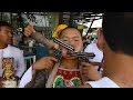 2013 Vegetarian Festival, Thailand. Behind the scenes at a temple & then on the streets เทศก