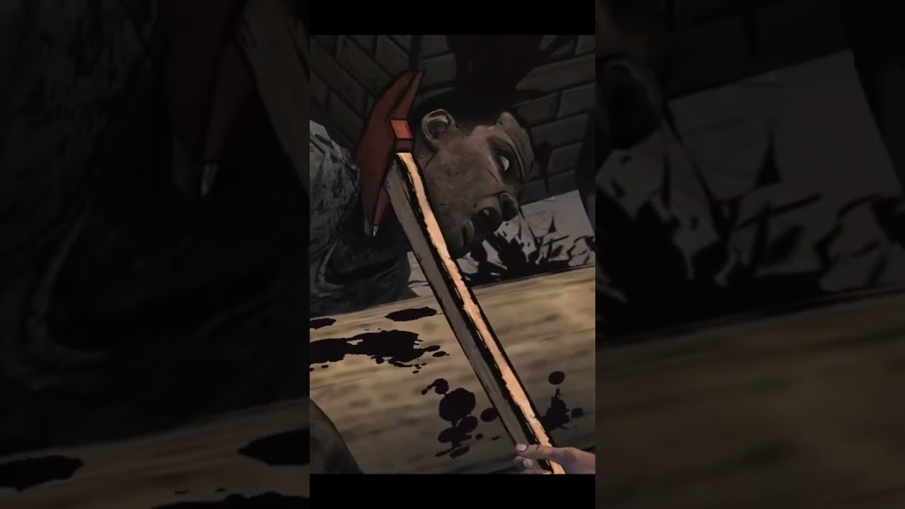 Lee's gives his brother mercy #zombie #gaming #thewalkingdeadseason1 #thewalkingdead #playthrough