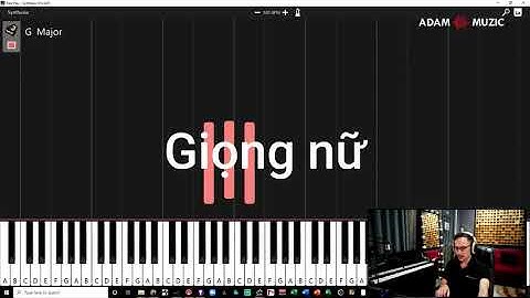 Bài tập luyện thanh C D E F G F E D C | Thầy Đoàn Nhược Quý - Trường Âm Nhạc ADAM Muzic