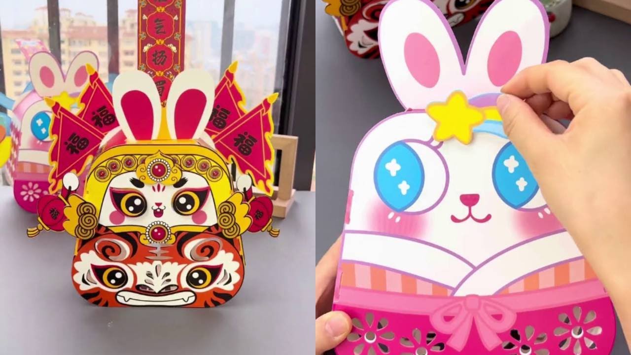 The Mid-Autumn Festival is approaching, and the beautiful Jade Rabbit projection lanterns can be a
