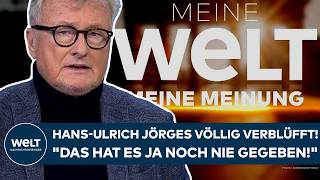DEUTSCHLAND: Hans-Ulrich Jörges völlig verblüfft! "Das hat es ja noch nie gegeben!"