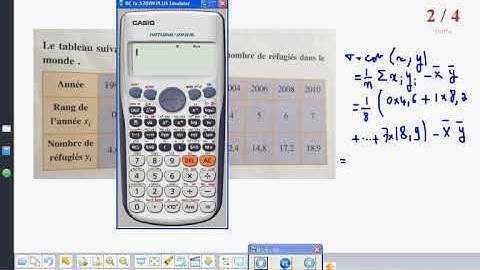 statistique a deux variables covariance