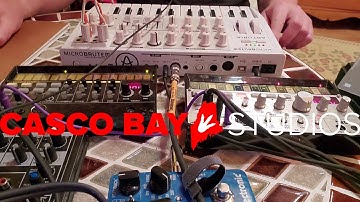Jamming with Arturia Microbrute, Volca Beats and Volca Bass