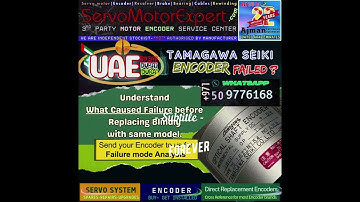 Tamagawa Resolver dismantling, Installation of New Encoder, Align Adjust Angle+Test Signals @ Dubai