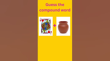 A visual journey in compound word: decode it #challenge #wordpuzzle #languagechallenge #game