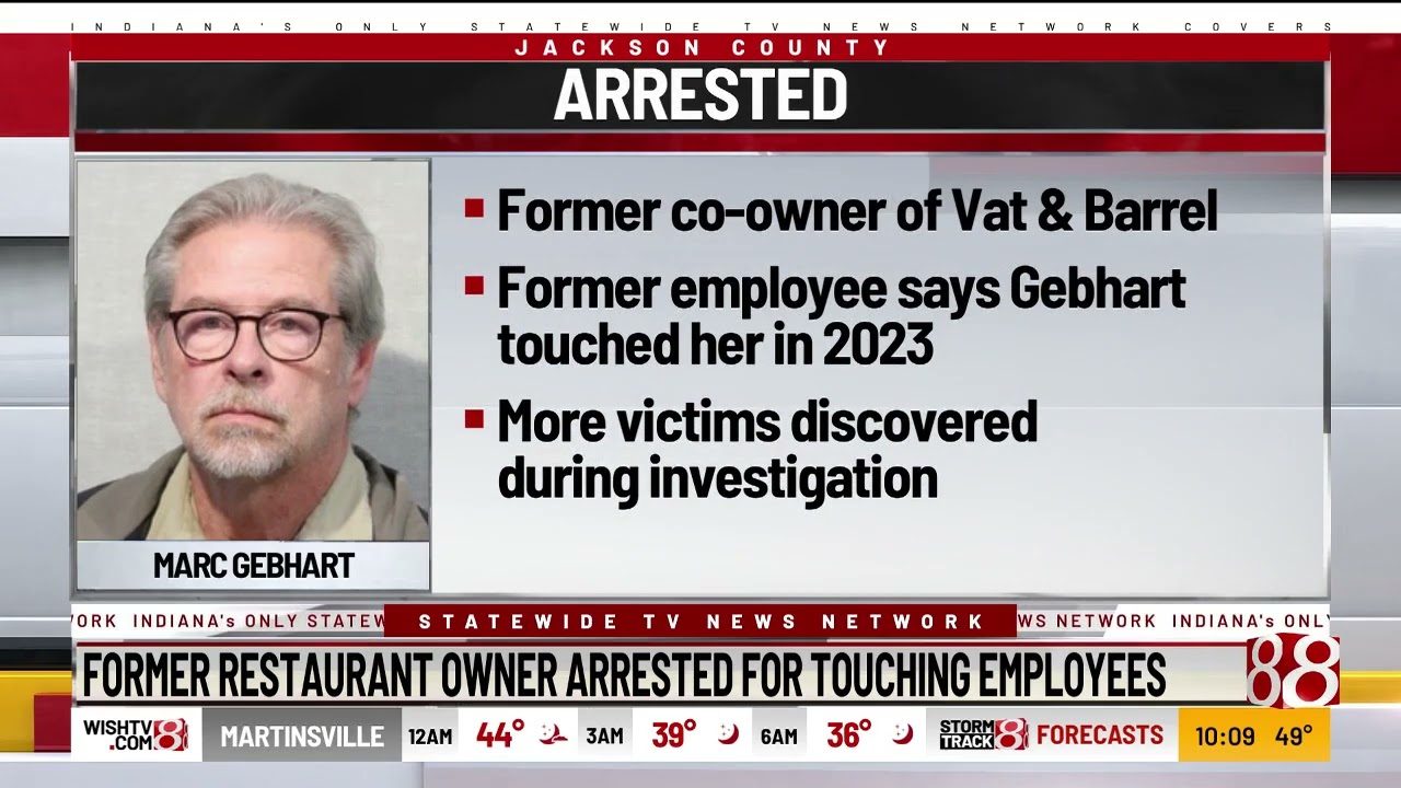 Former restaurant owner arrested for touching employees